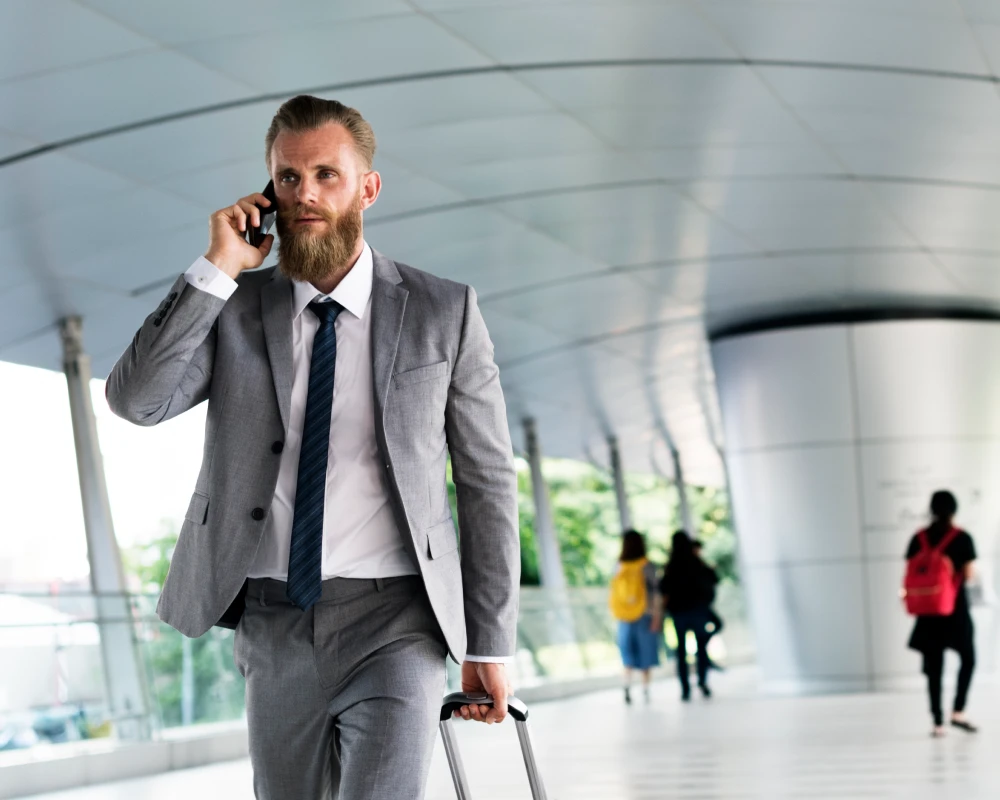 leather duffle carry on